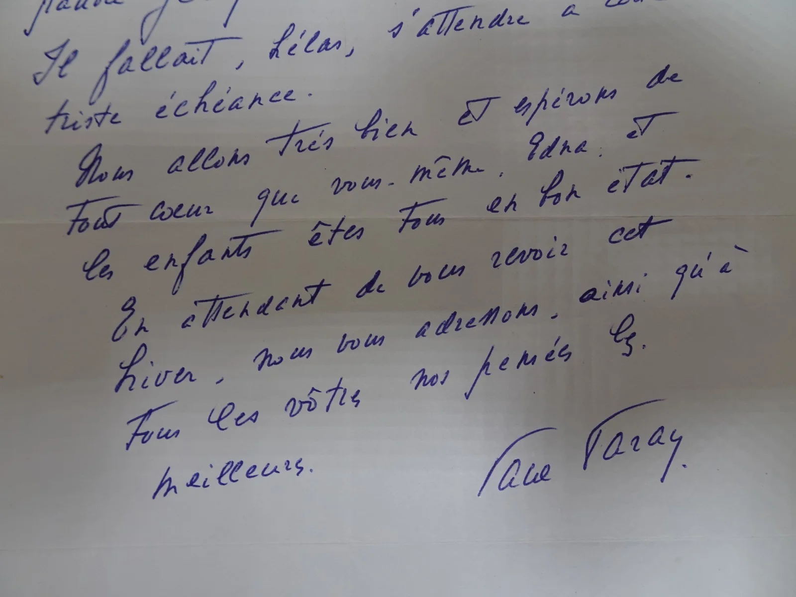 Paul Paray — Paul Paray French Conductor Autograph Letter to Symphony Manager Harrington, изображение 5