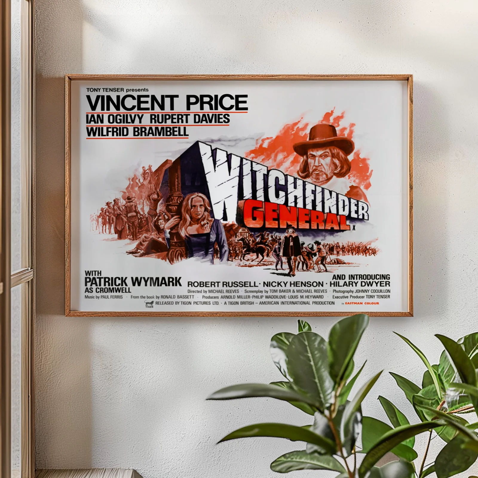 Witchfinder General - 1968 Horror / War Film Restored 30" x 40" UK Quad Poster, изображение 2