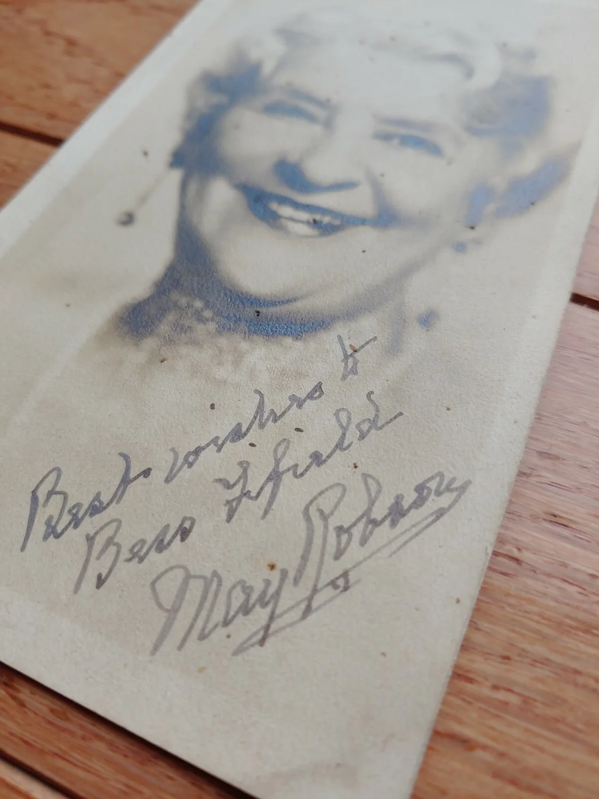 May Robson Original Signed Autographed Inscribed Press Photo 1930s, image 3