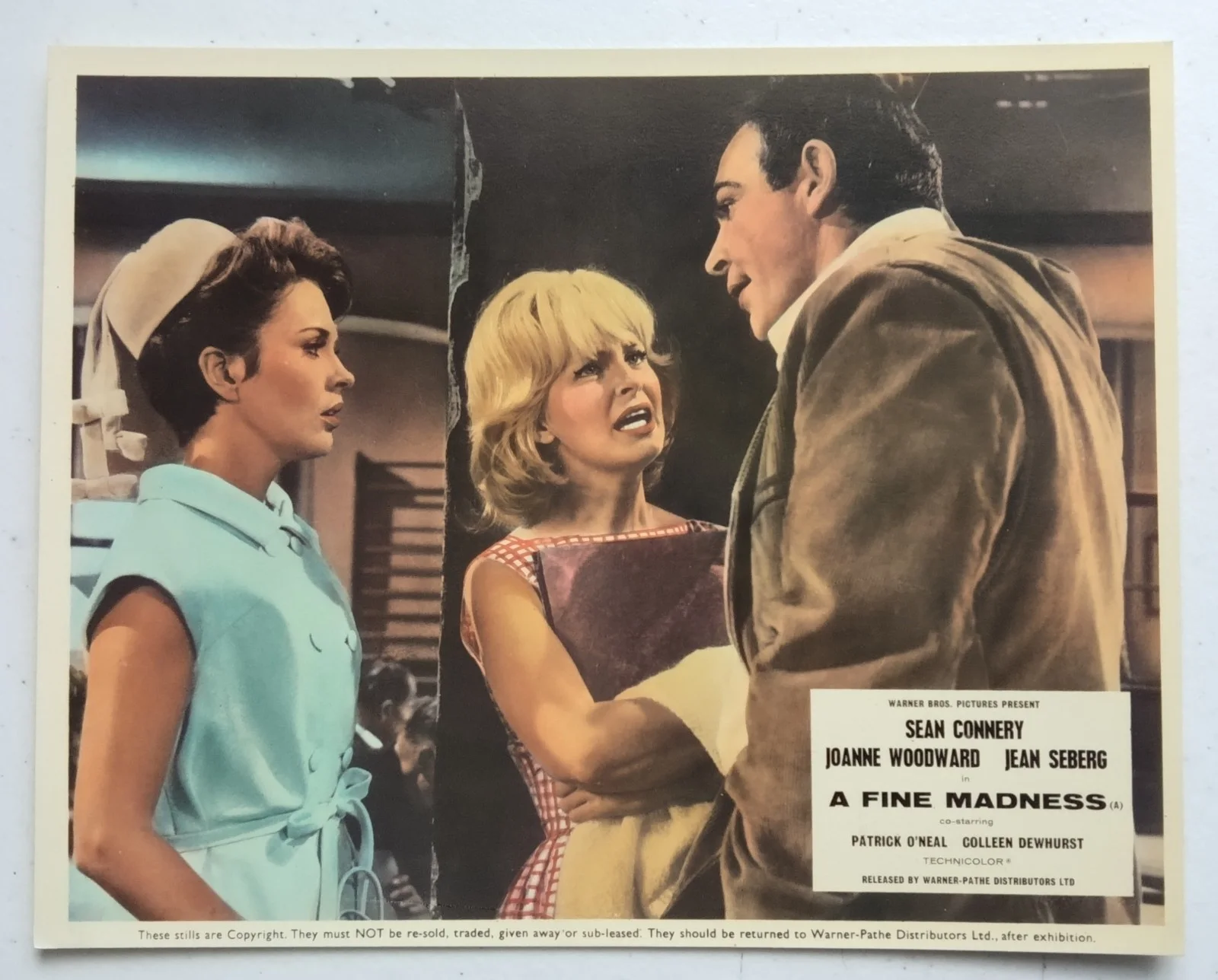 A FINE MADNESS, SET OF 8 UK LOBBY CARDS, SEAN CONNERY., image 2