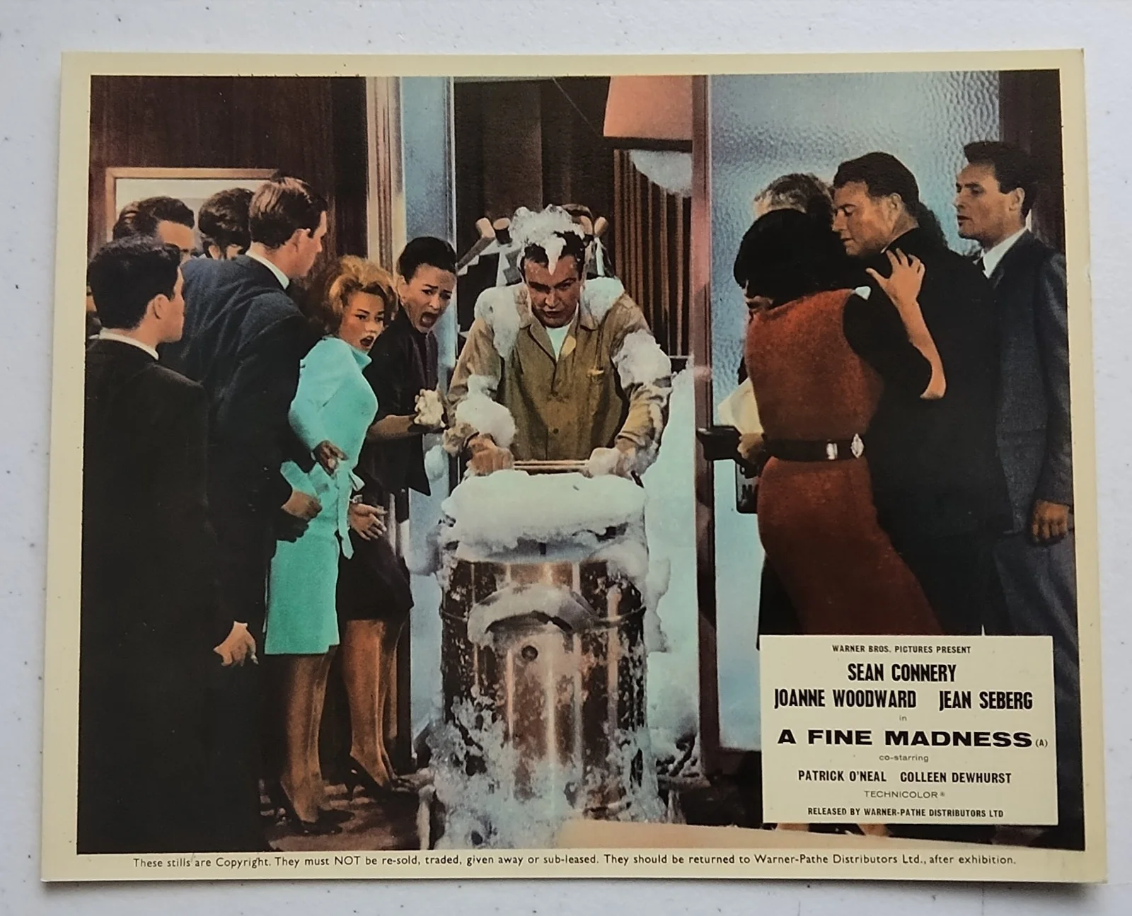 A FINE MADNESS, SET OF 8 UK LOBBY CARDS, SEAN CONNERY., image 3