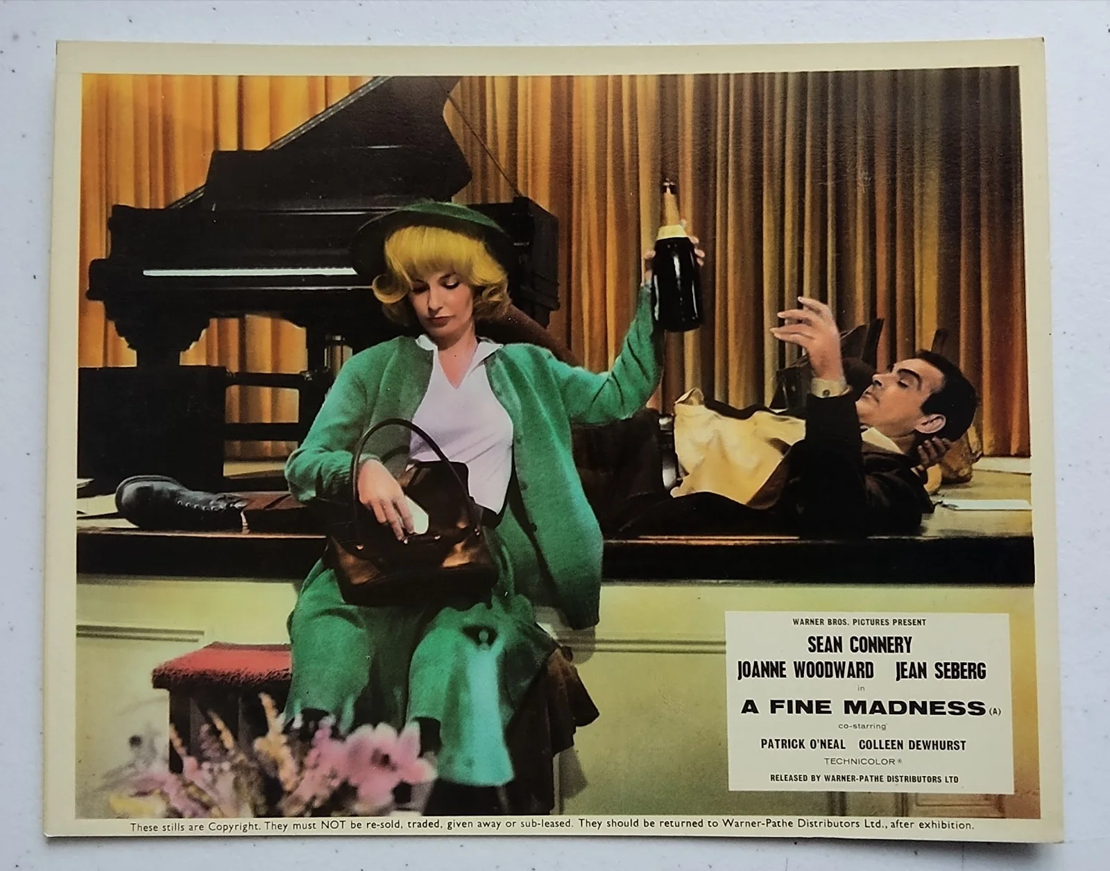 A FINE MADNESS, SET OF 8 UK LOBBY CARDS, SEAN CONNERY., image 5