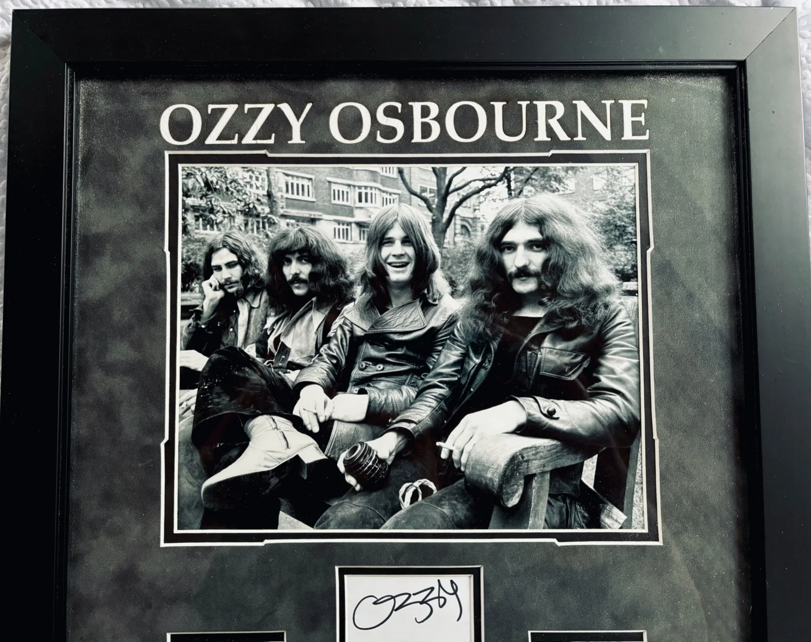 BLACK SABBATH - OZZY OSBOURNE Signed 16 x 16 Framed Photo Display~JSA Coa~Mint!, image 5
