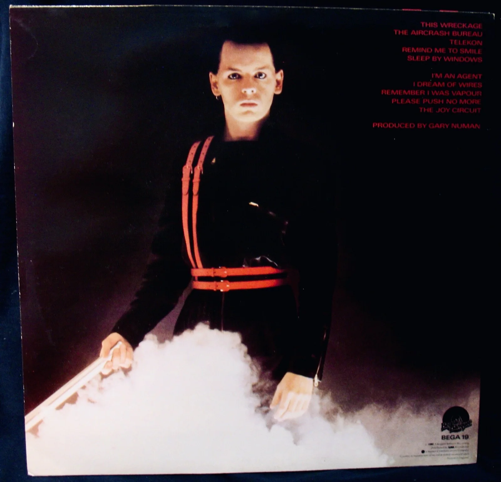 GARY NUMAN Signed TELEKON UK Import Album~Near Mint! BEGGARS BANQUET #BEGA 19, изображение 3
