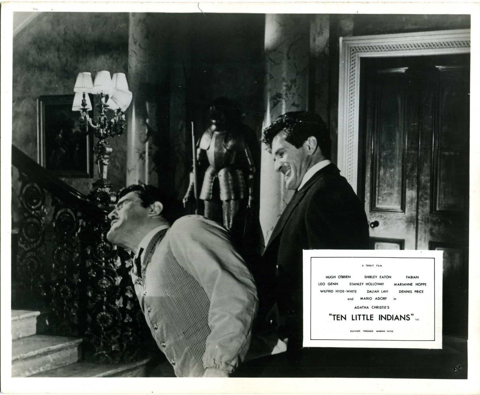 TEN LITTLE INDIANS 1965 Hugh O’Brien, Shirley Eaton, Daliah Lavi 2 LOBBY CARDS, изображение 2