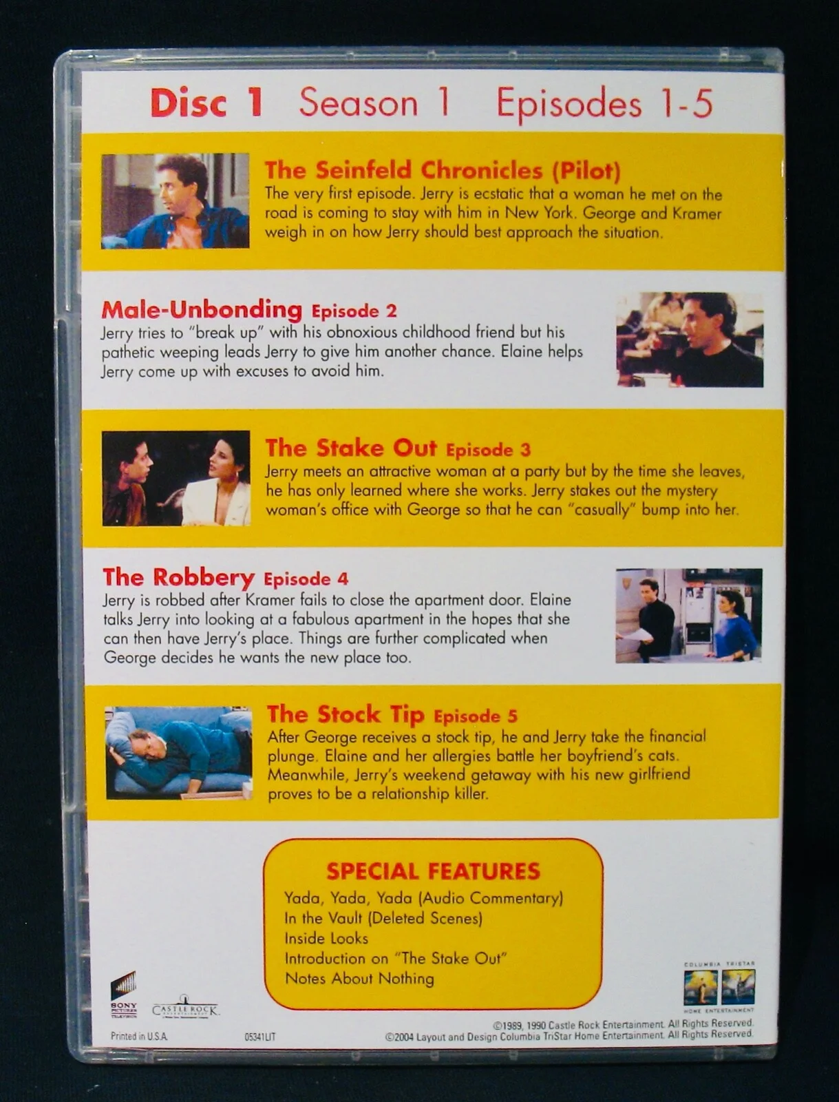 Jerry Seinfeld — SEINFELD~Jerry Seinfeld Signed Season 1 DVD~Comedian~Larry David, image 3