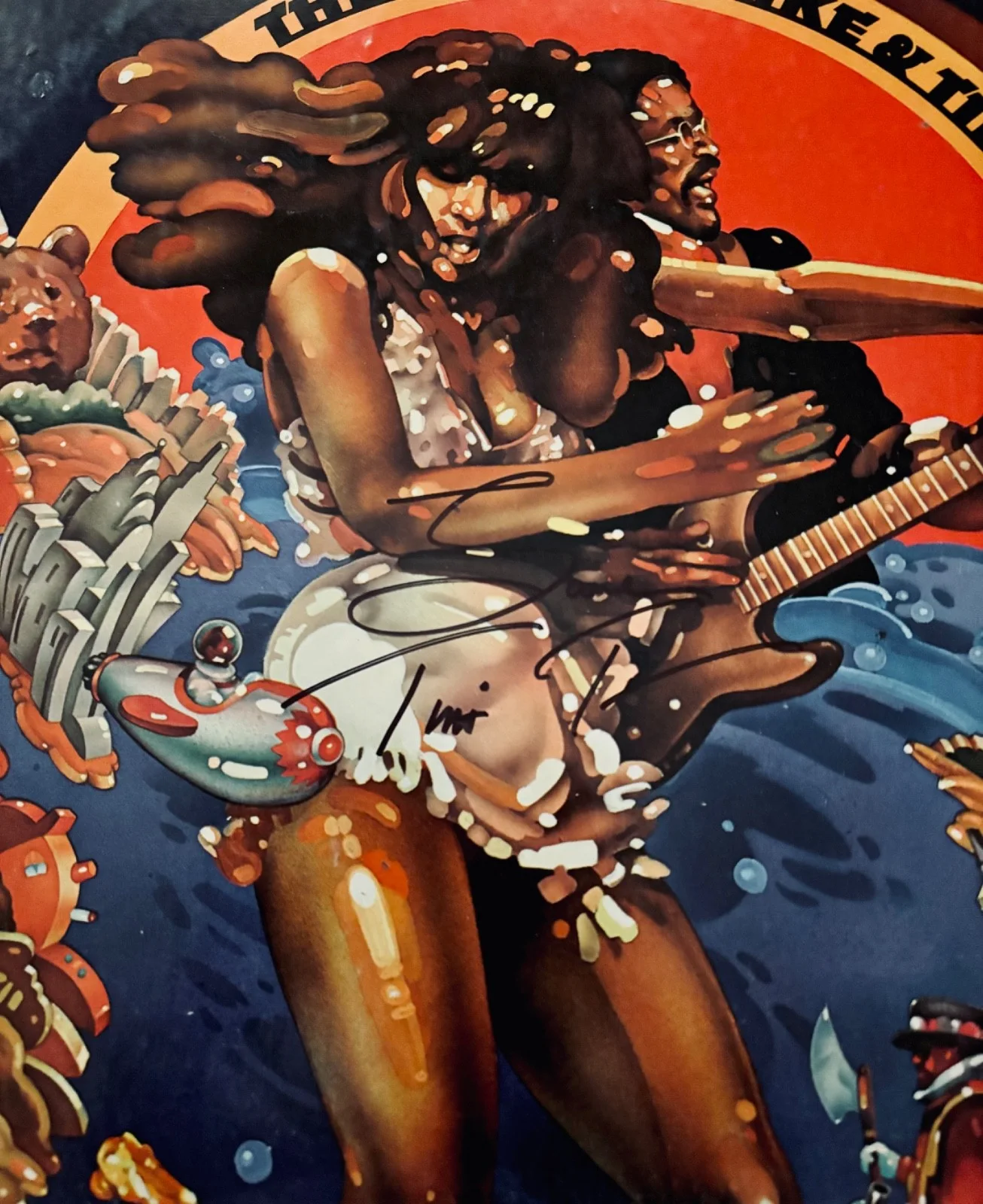 TINA TURNER Signed THE WORLD OF IKE & TINA LIVE! 2 Albums~Sex Symbol~Proud Mary, изображение 2