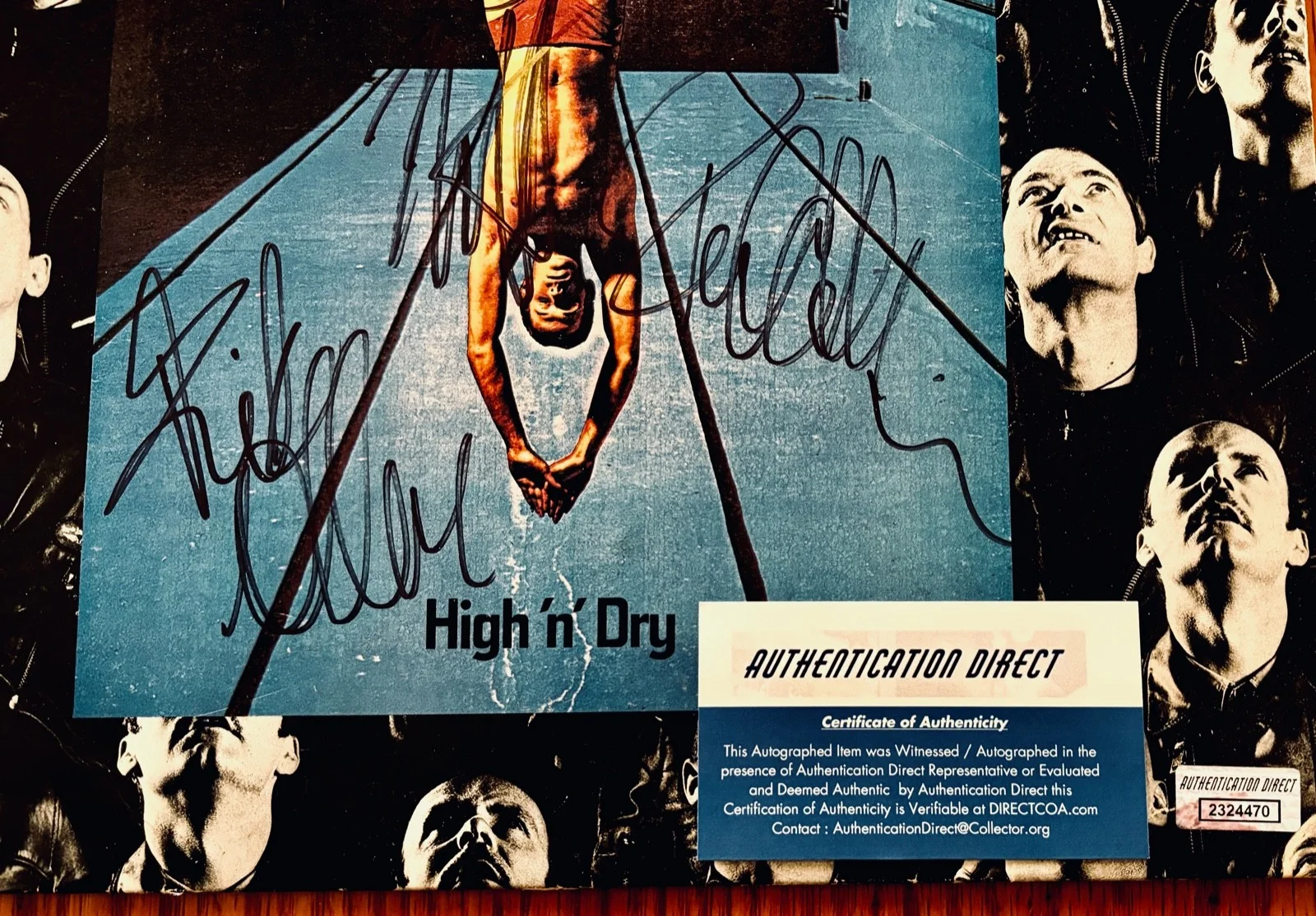 DEF LEPPARD Signed HIGH 'N' DRY Album W/COA~MERCURY #SRM-1-4021, image 2