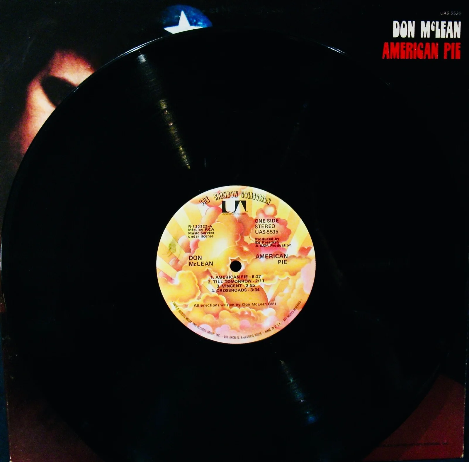 DON McLEAN Signed AMERICAN PIE Album~Near Mint! Singer/Songwriter~Vincent, изображение 2