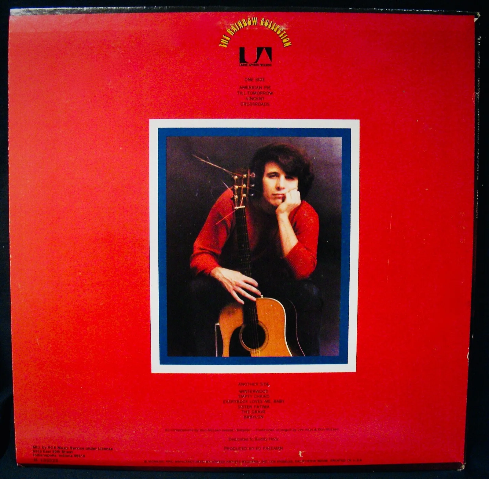 DON McLEAN Signed AMERICAN PIE Album~Near Mint! Singer/Songwriter~Vincent, изображение 3