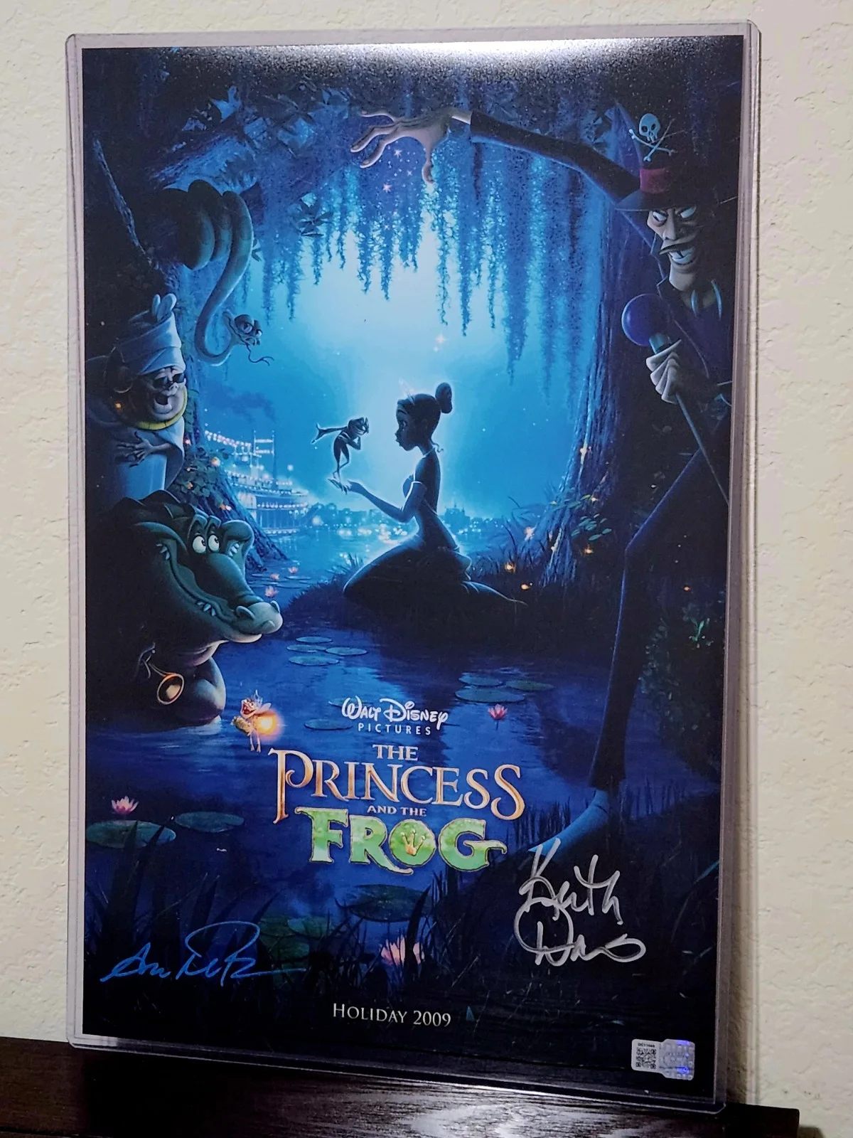 Anika Noni Rose, Keith David — Signed 11x17 ANIKA NONI ROSE & KEITH DAVID Disney Princess & the Frog Autograph