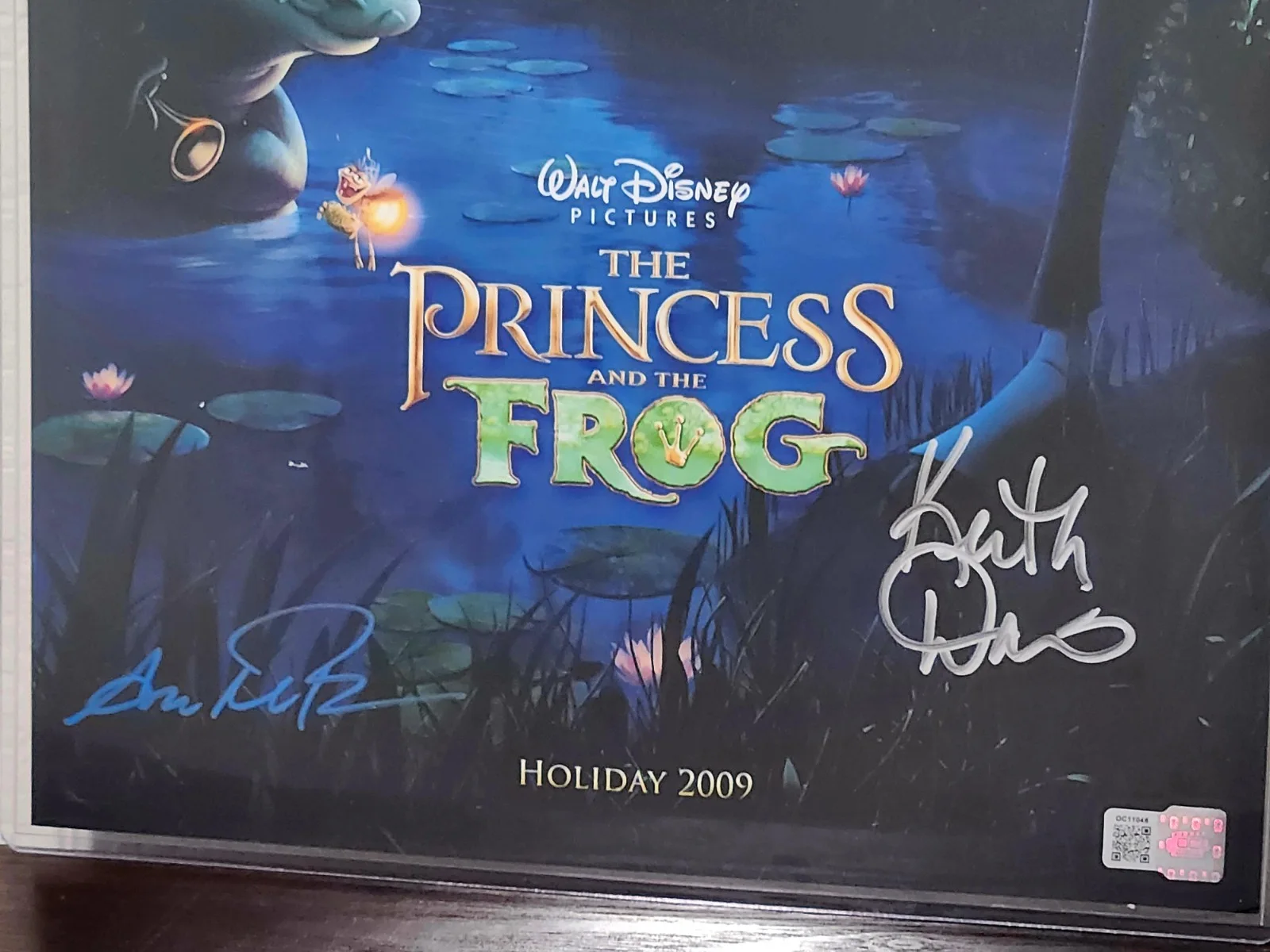Anika Noni Rose, Keith David — Signed 11x17 ANIKA NONI ROSE & KEITH DAVID Disney Princess & the Frog Autograph, image 2