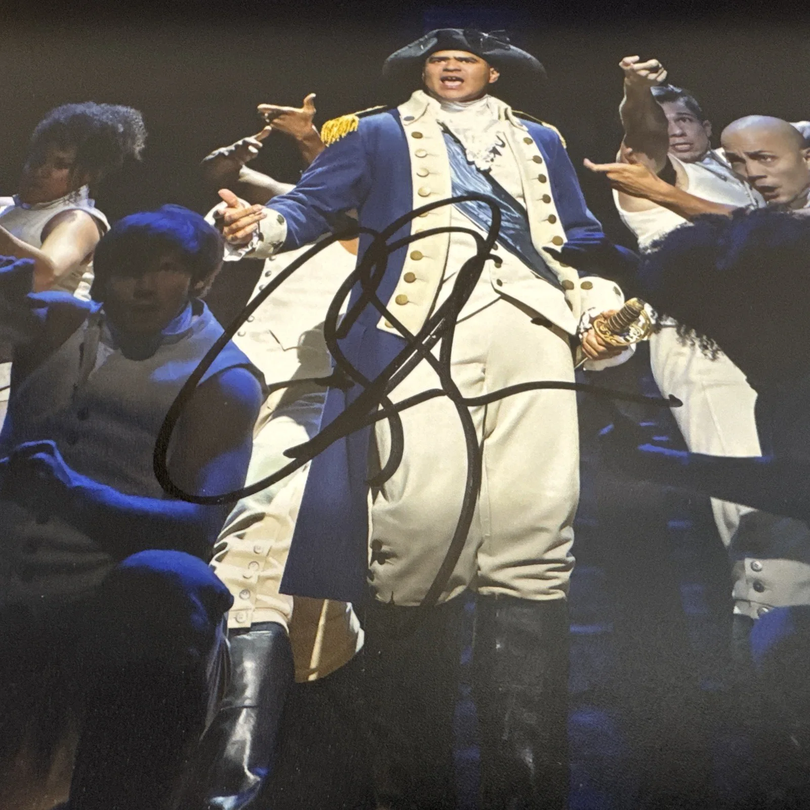 Christopher Jackson — CHRISTOPHER JACKSON SIGNED 8x10 PHOTO AUTOGRAPHED "GEORGE WASHINGTON" W/COA, изображение 4