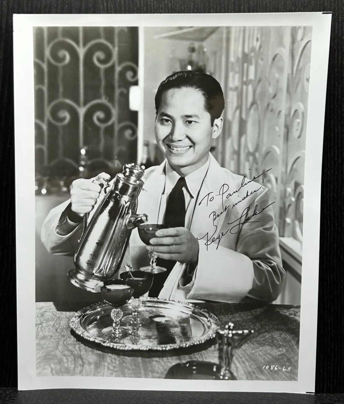 Keye Luke — KEYE LUKE HAND SIGNED PHOTO Actor Original Autograph JSA COA Dr Kildare Kung Fu