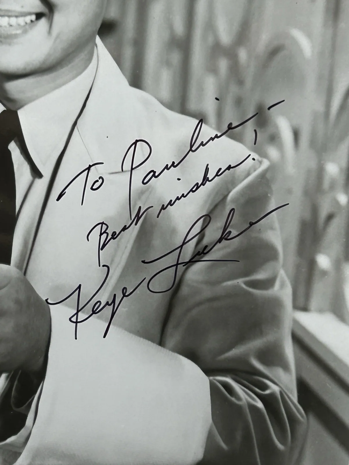 Keye Luke — KEYE LUKE HAND SIGNED PHOTO Actor Original Autograph JSA COA Dr Kildare Kung Fu, image 3