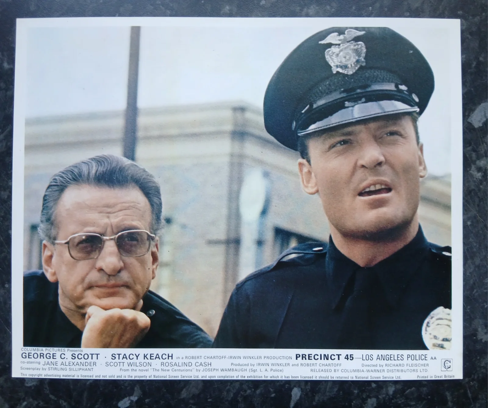 PRECINCT 45, AKA THE NEW CENTURIONS. SET OF 8 UK LOBBY CARDS. GEORGE C SCOTT., изображение 2