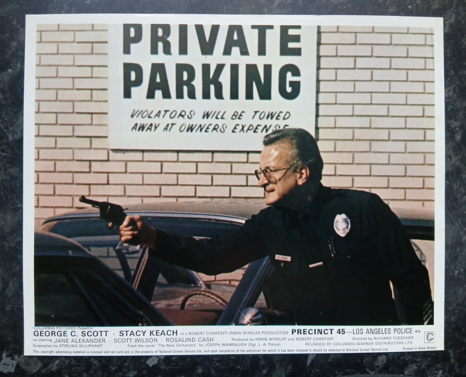 PRECINCT 45, AKA THE NEW CENTURIONS. SET OF 8 UK LOBBY CARDS. GEORGE C SCOTT., изображение 3