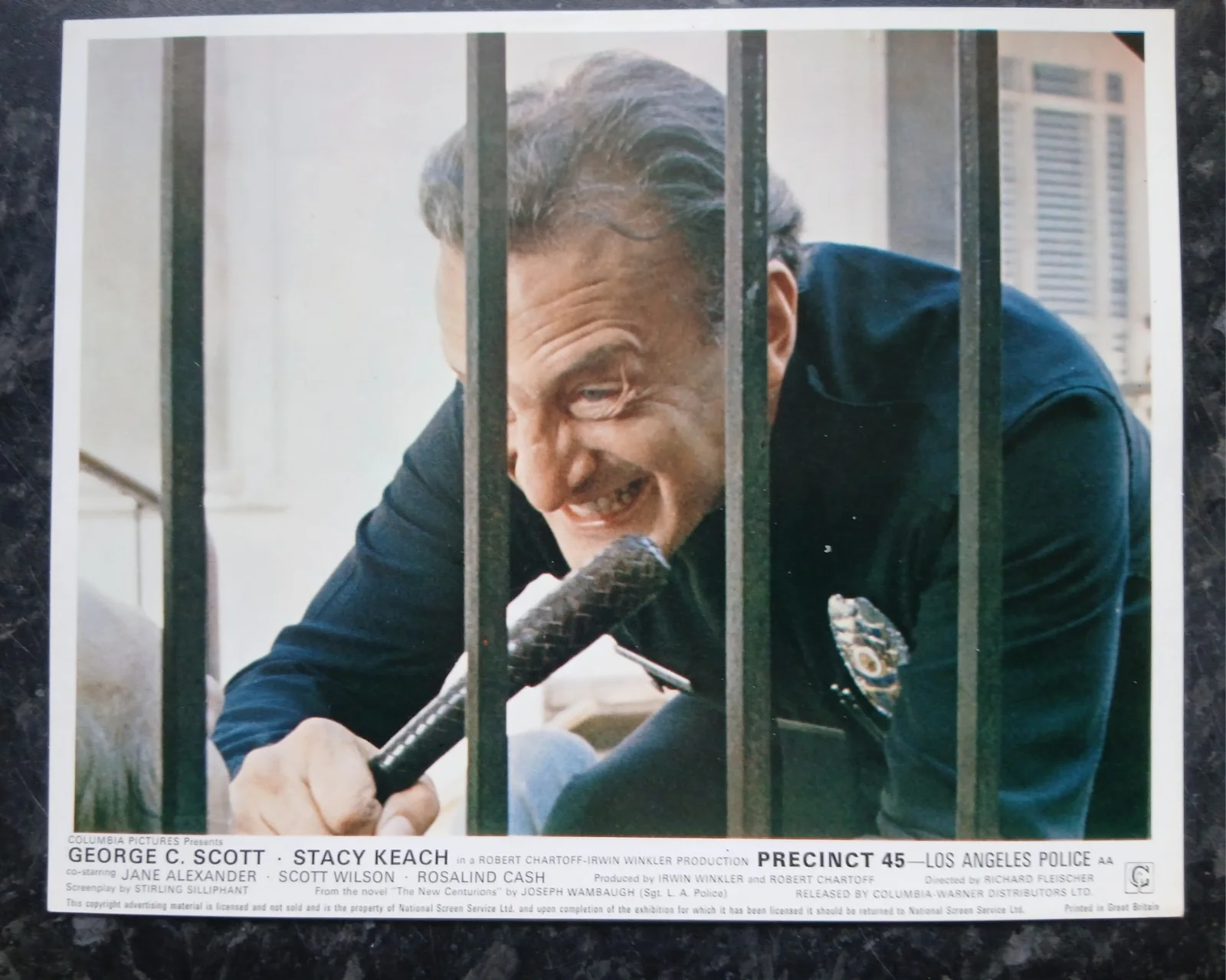 PRECINCT 45, AKA THE NEW CENTURIONS. SET OF 8 UK LOBBY CARDS. GEORGE C SCOTT., изображение 5