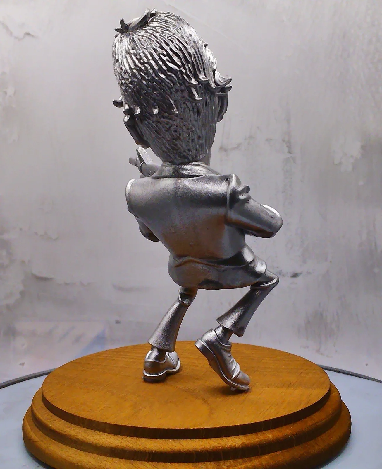 Al Pacino 'Scarface' Statue - Metallic Silver Finish from Cave Craft, image 3