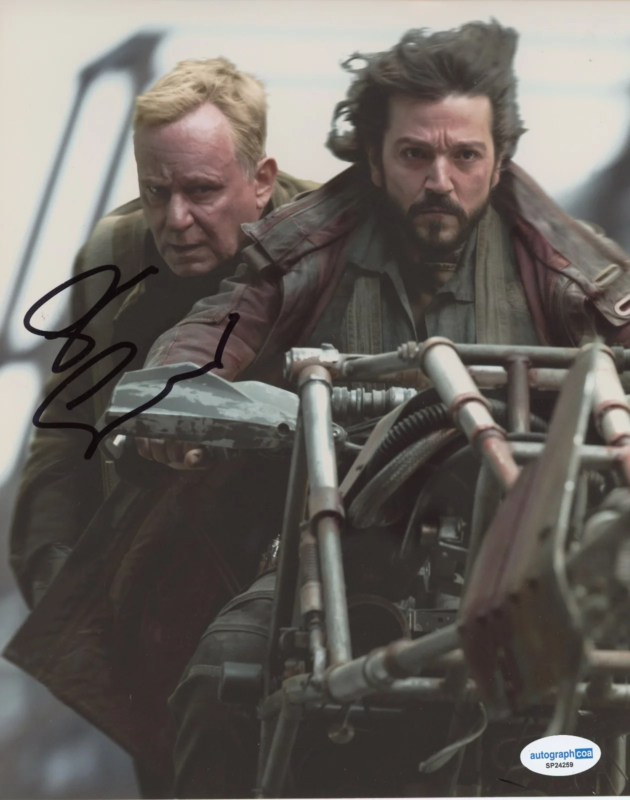 Stellan Skarsgard — Stellan Skarsgard Signed STAR WARS ANDOR 8x10 Photo w/ Diego Luna ACOA E, изображение 2