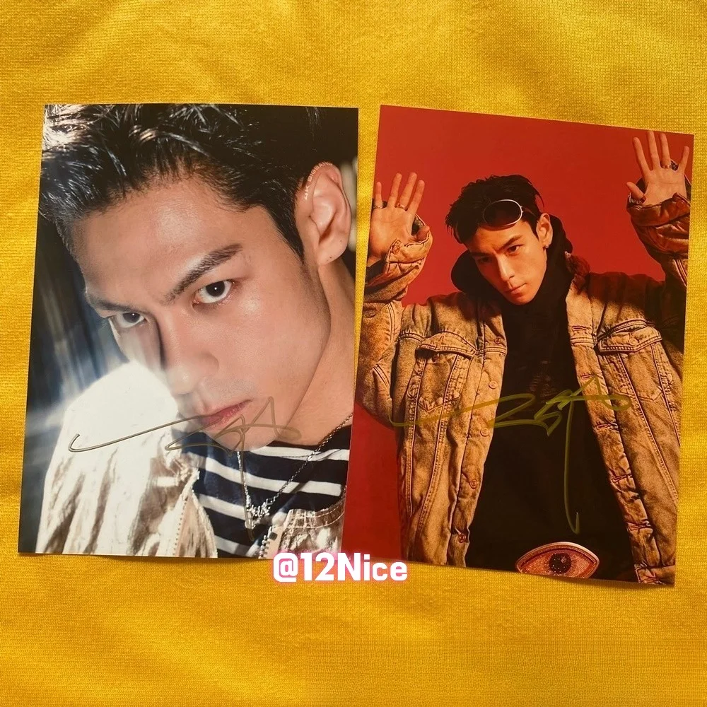 BIGBANG T.O.P TOP Autographed Signed Photo PIcture Collection 4*6 2026b #Nice, image 2