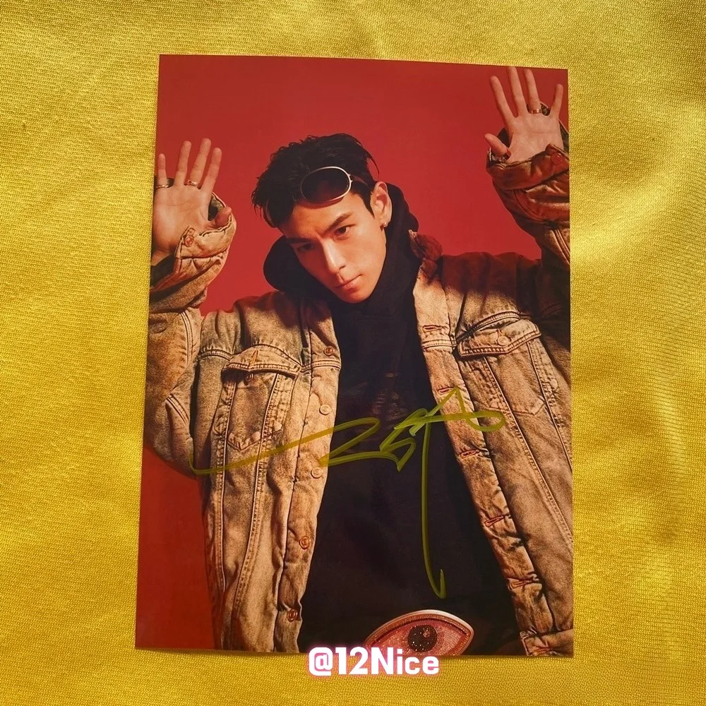 BIGBANG T.O.P TOP Autographed Signed Photo PIcture Collection 4*6 2026b #Nice, image 3