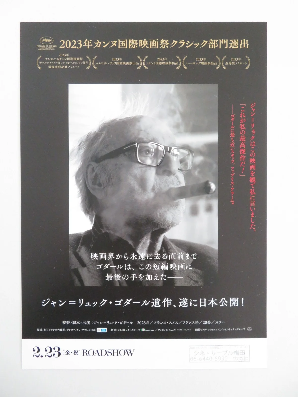 Trailer of the Film That Will Never Exist:.. Japanese Chirashi (B5) Poster 2023, изображение 3