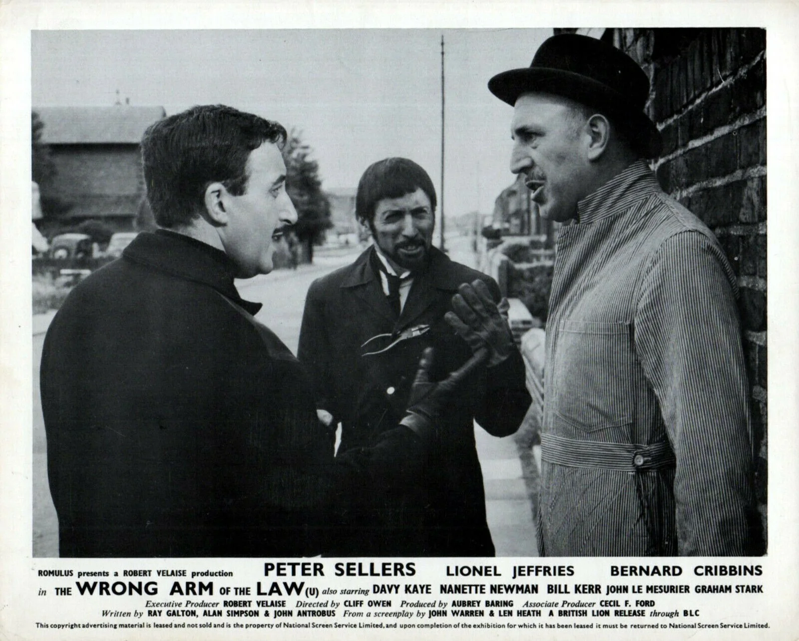 WRONG ARM OF THE LAW 1963 Peter Sellers, Lionel Jeffries 4 10x8 LOBBY CARDS, изображение 2