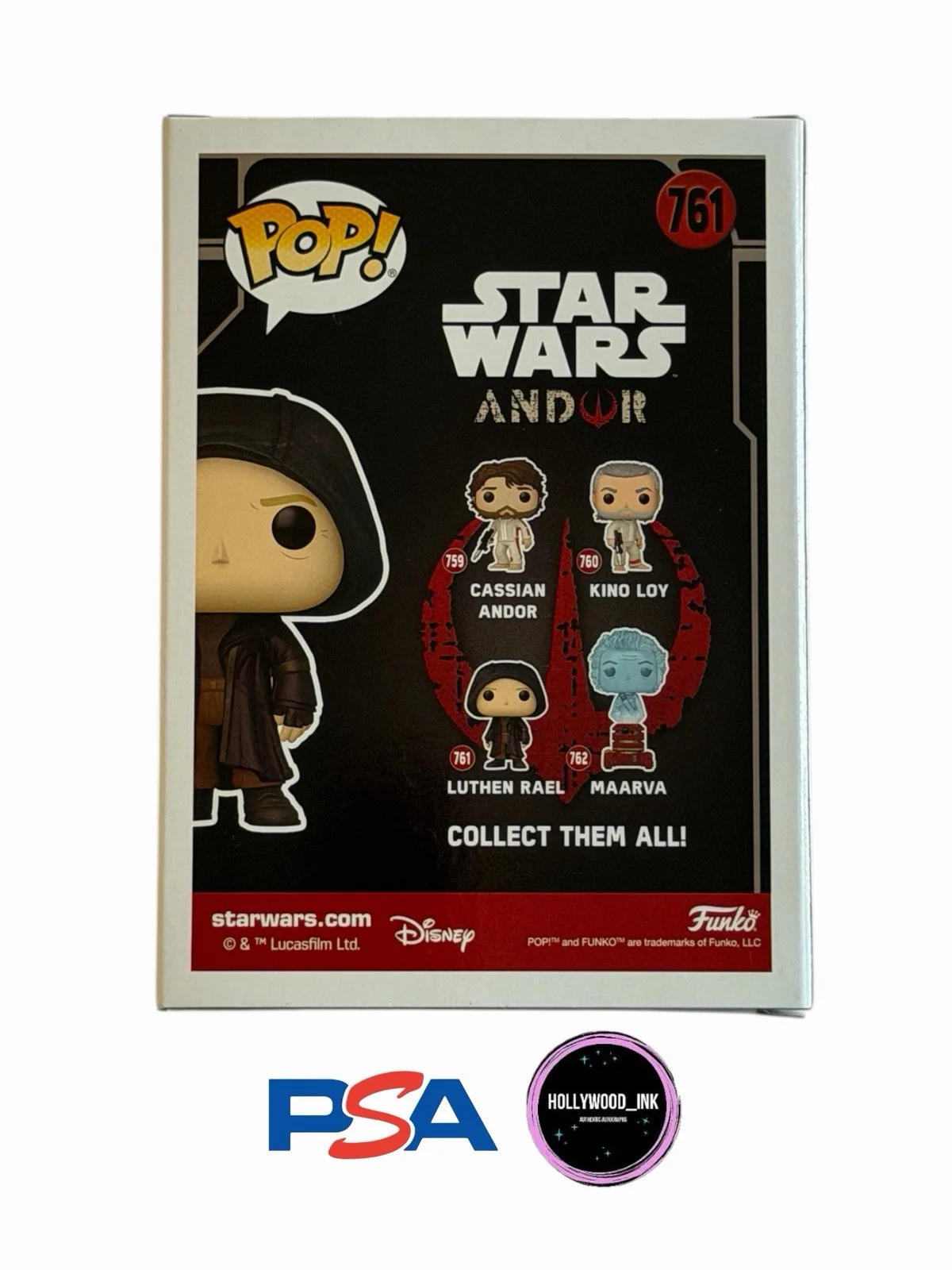 Stellan Skarsgard — STELLAN SKARSGARD SIGNED LUTHEN RAEL ANDOR STAR WARS FUNKO AUTOGRAPH PSA/DNA-B, изображение 3