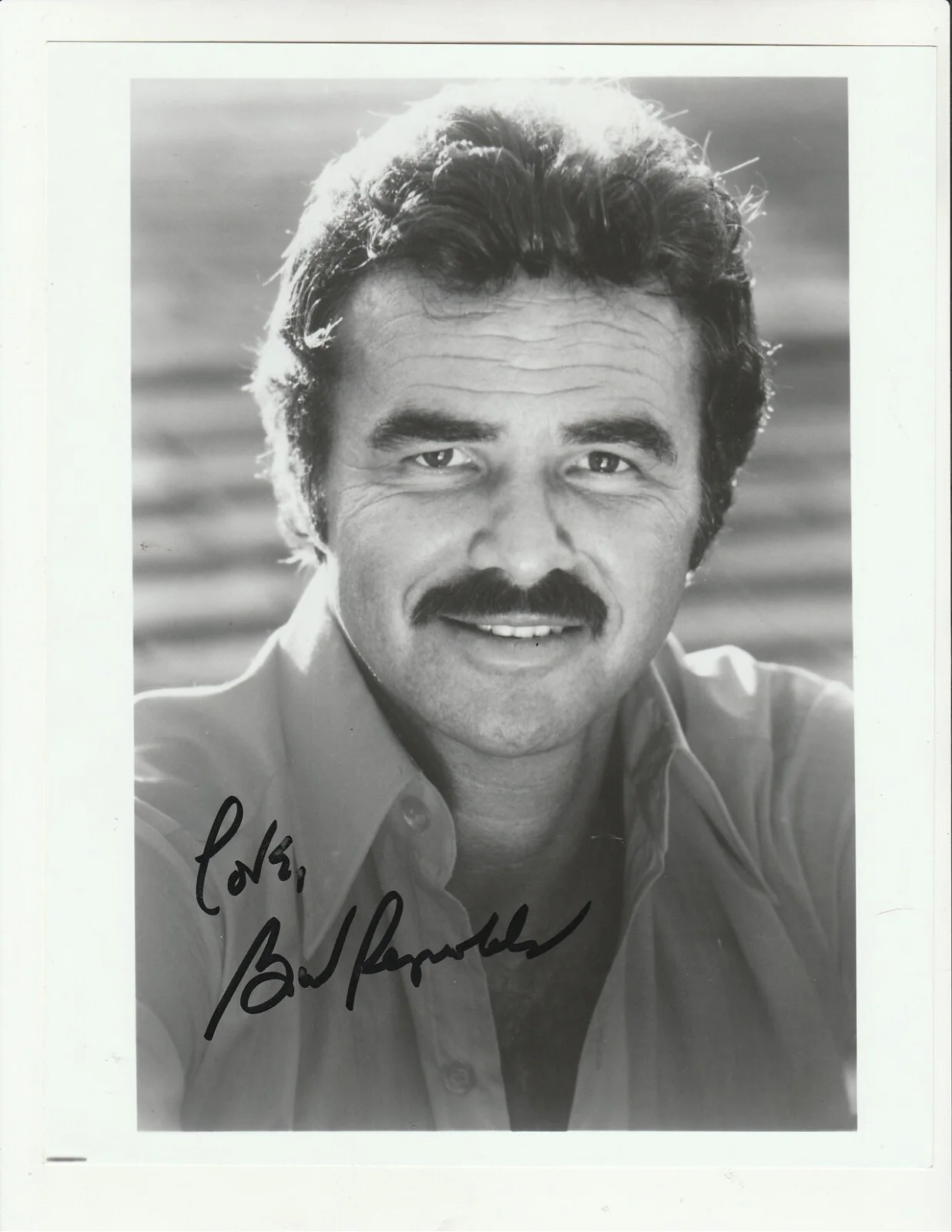 Burt Reynolds — 2 Burt Reynolds Autographed Photo Picture Love Signed, изображение 3