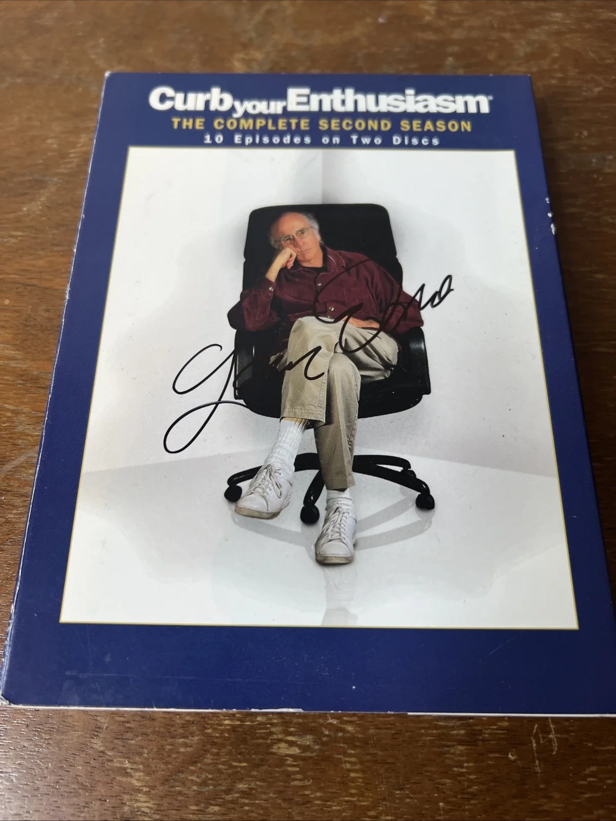 Larry David — Curb Your Enthusiasm Second Season SIGNED by Larry David
