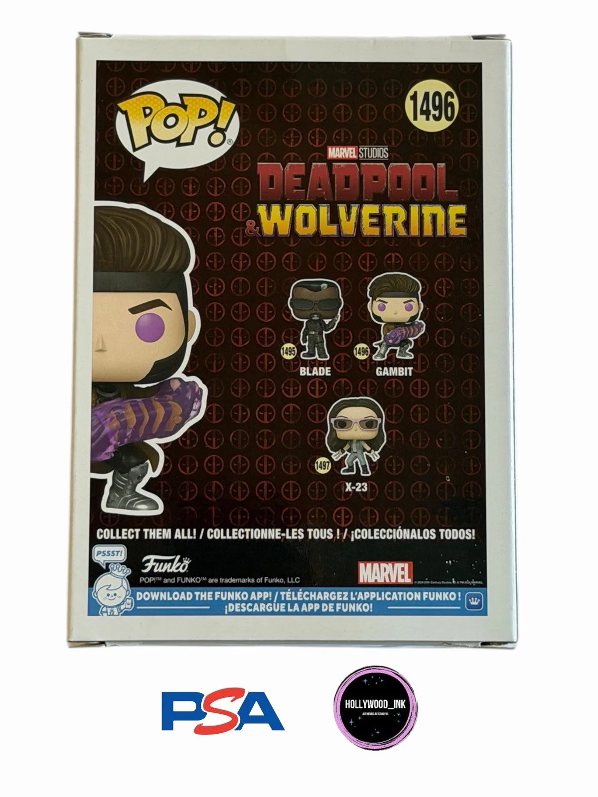 Channing Tatum — CHANNING TATUM SIGNED AUTOGRAPH FUNKO 1496 DEADPOOL VS WOLVERINE PSA COA-A, image 3