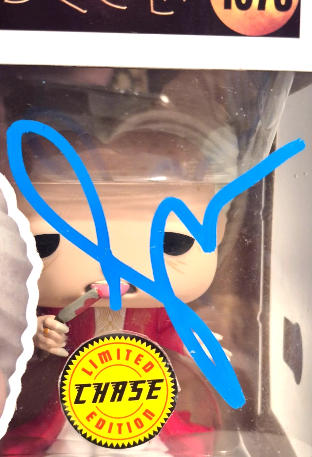 GARY OLDMAN — GARY OLDMAN SIGNED AUTOGRAPH COUNT DRACULA FUNKO POP 1073 CHASE EDITION BAS COA, image 2