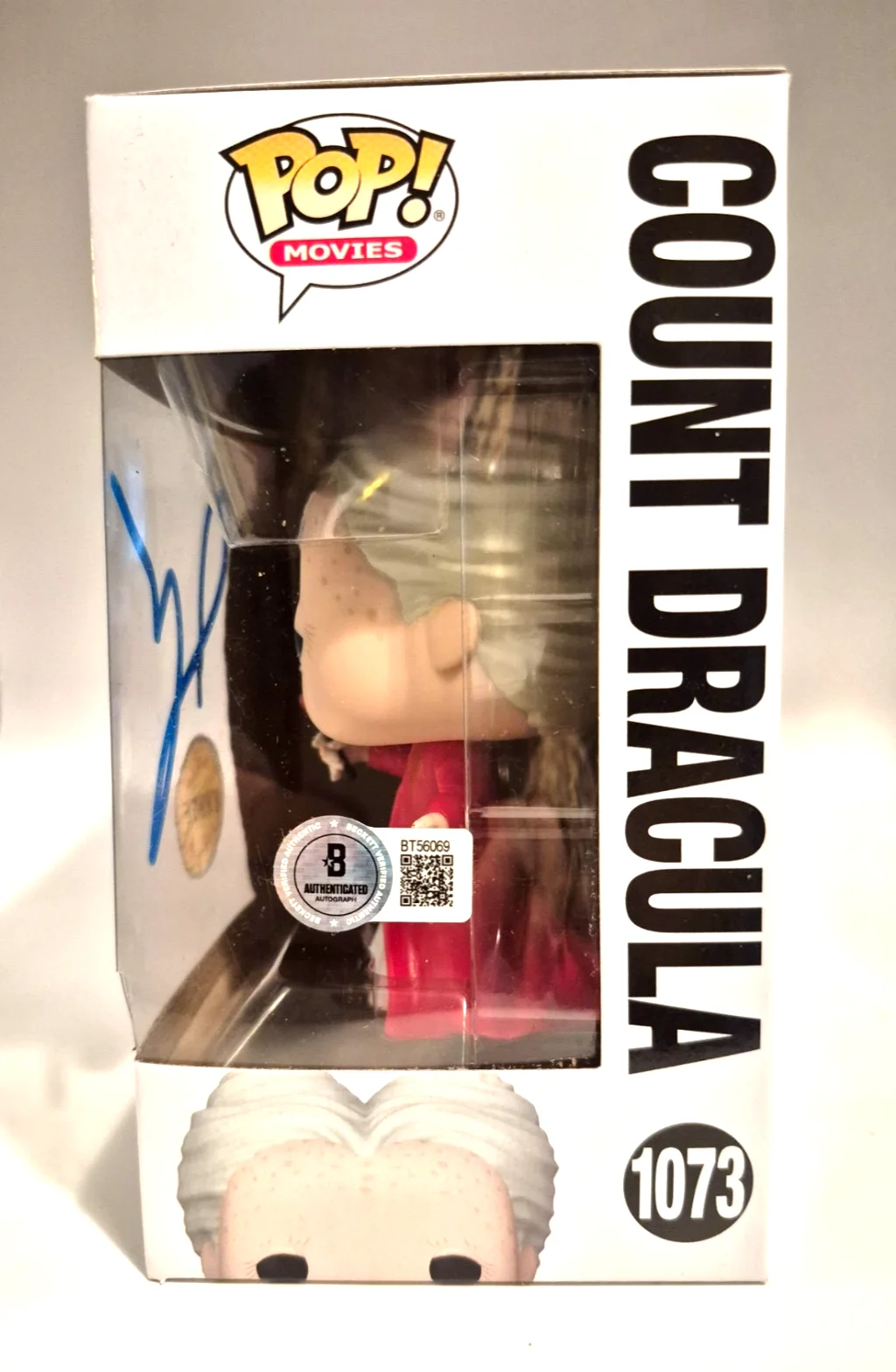 GARY OLDMAN — GARY OLDMAN SIGNED AUTOGRAPH COUNT DRACULA FUNKO POP 1073 CHASE EDITION BAS COA, image 3