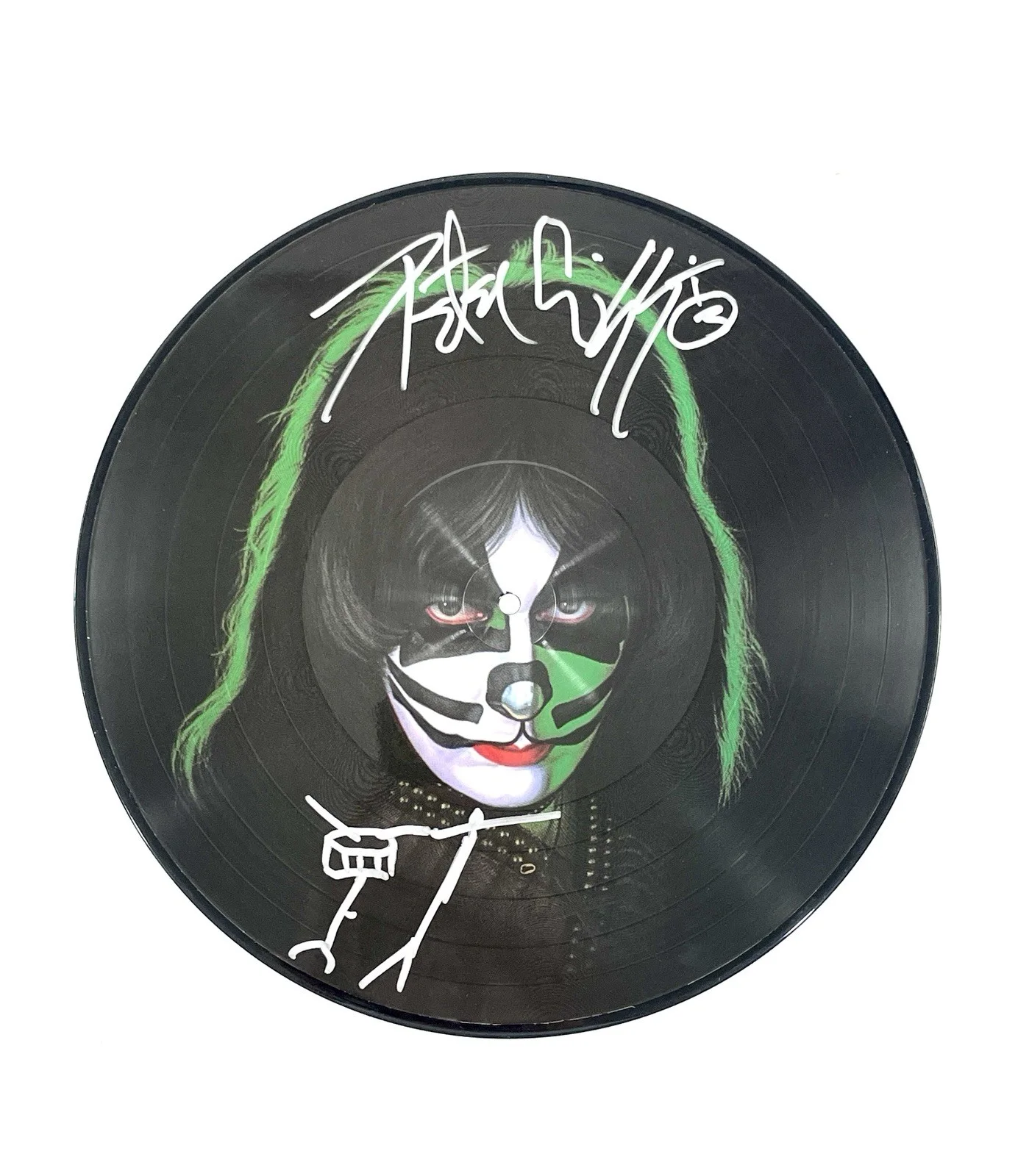 Peter Criss Autographed Signed Sketch Album 12” Vinyl Picture Disc Record Kiss, изображение 2