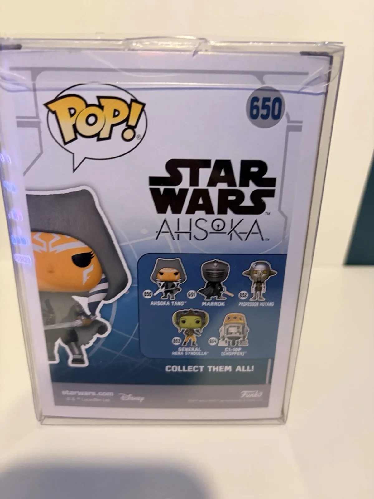 Funko Pop Star Wars Ahsoka Rosario Dawson Signed Autograph with COA, image 4