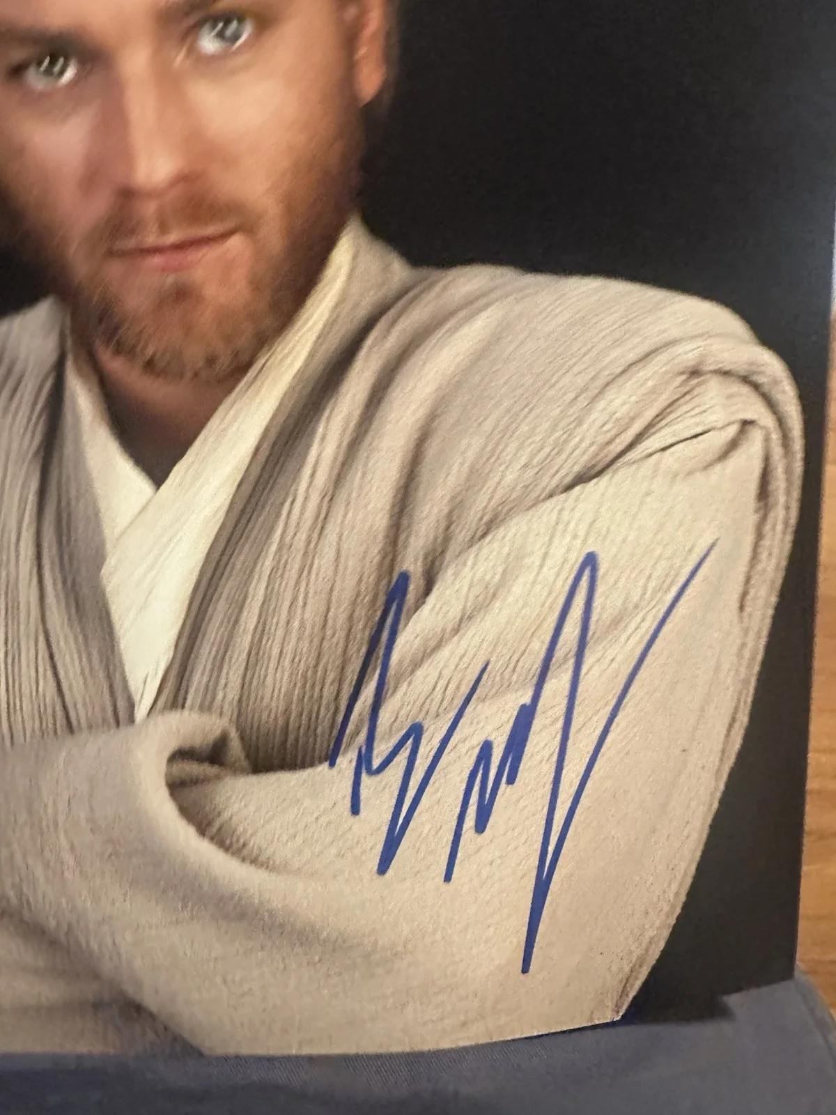 Ewan McGregor Obi-Wan Kenobi Star War Autographed 8x10 Photo W/ COA, изображение 2