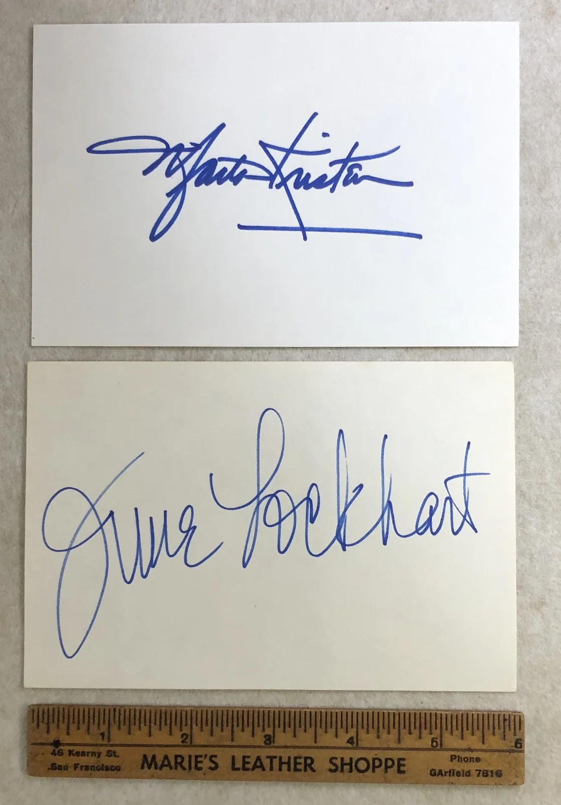 Angela Cartwright June Lockhart Marta Kristen Mark Goddard — LOST IN SPACE LOT MARK G. JUNE LOCKHART M. KRISTEN A. CARTWRIGHT AUTOGRAPH, image 3