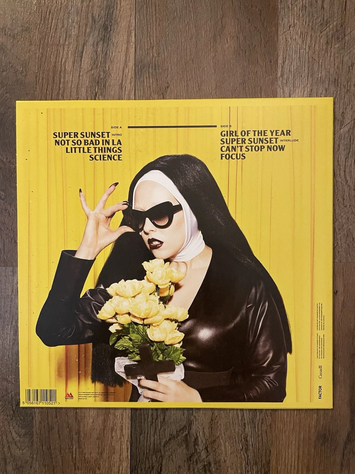 Signed Allie X Super Sunset Yellow vinyl record autographed 10” EP rare, image 2