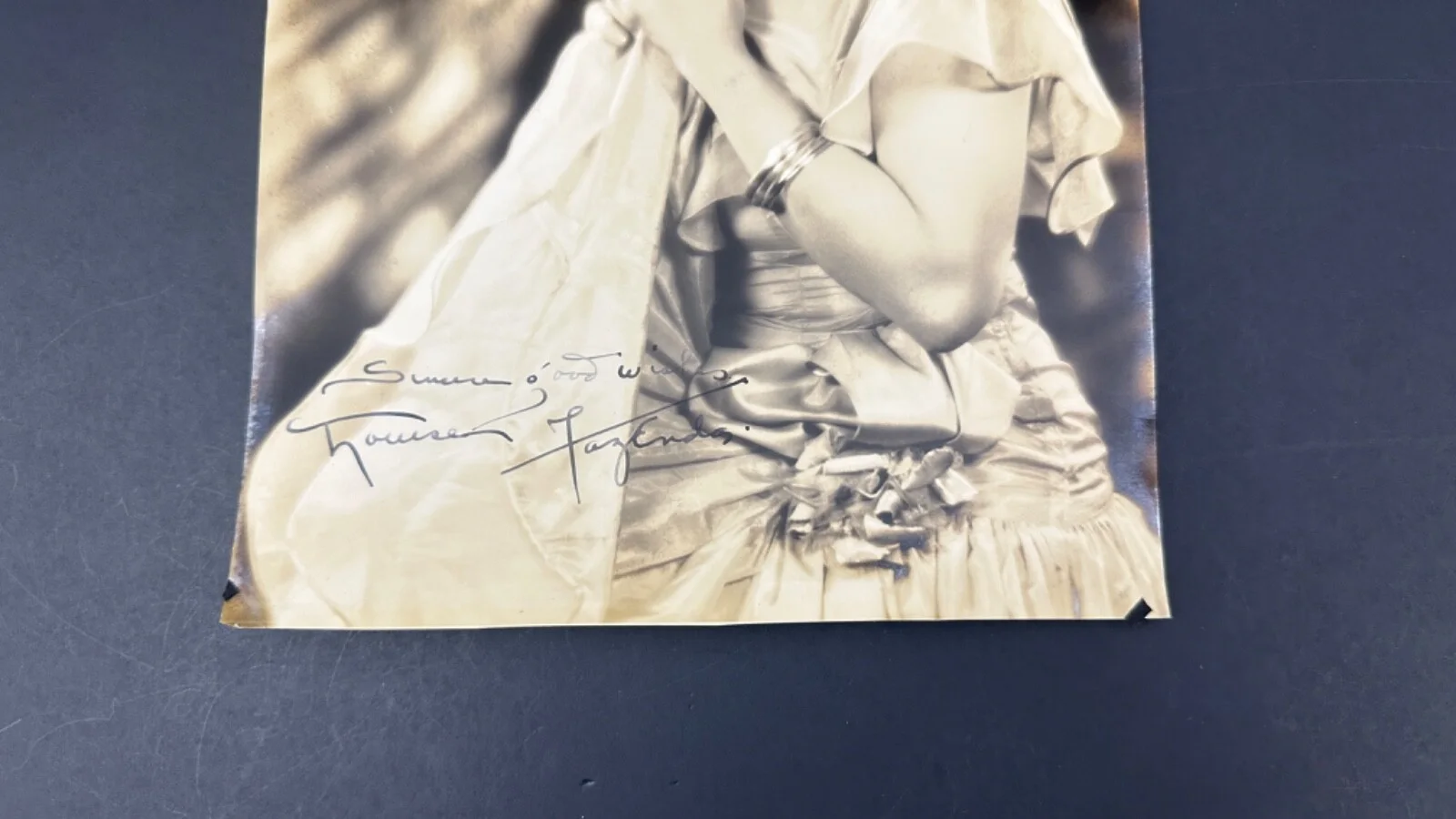 Louise Fazenda Silent Film Star, Hand Autographed Black and White photo., изображение 4