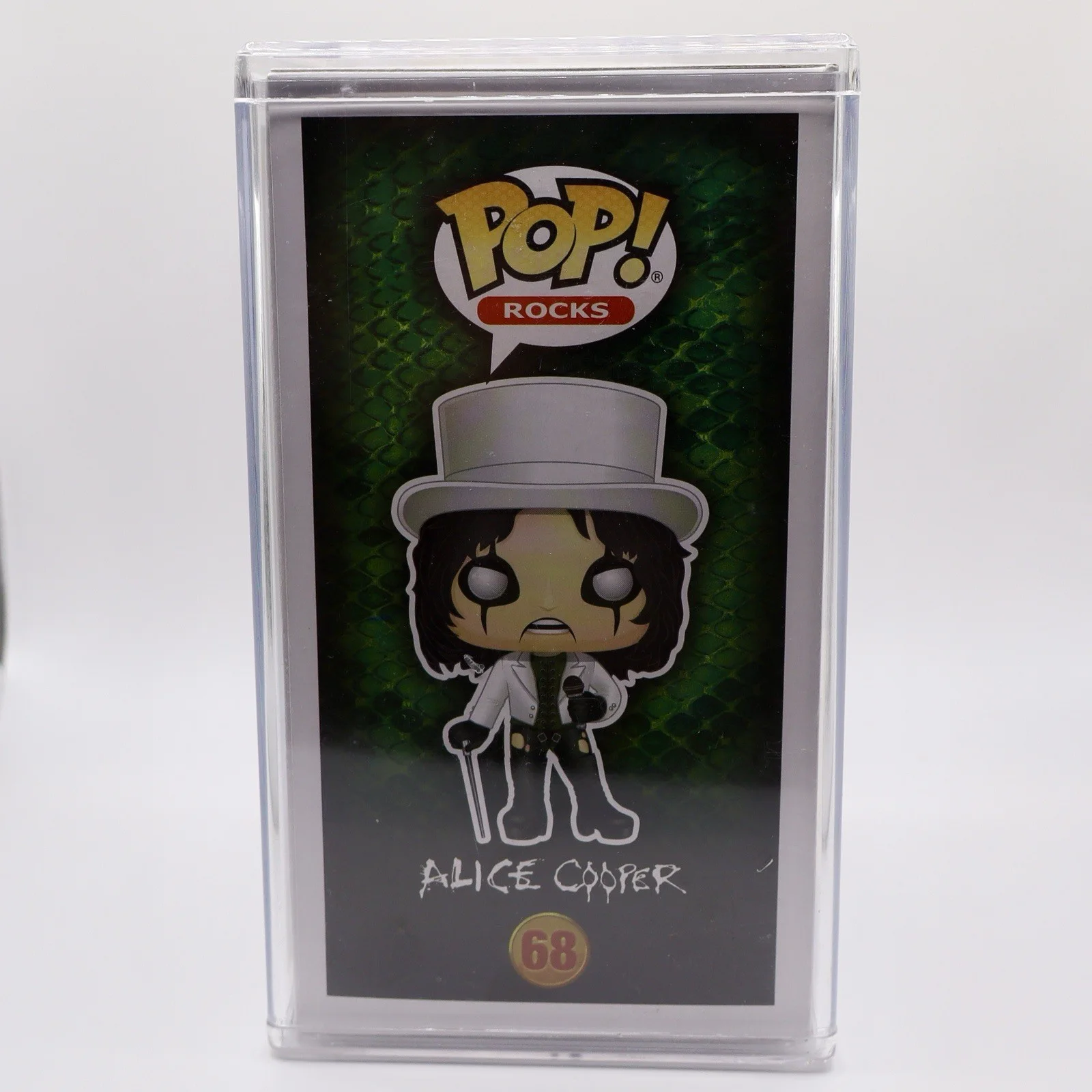 Funko Pop! Rocks Alice Cooper #68 Signed Top Hat Collectible Figure, image 4