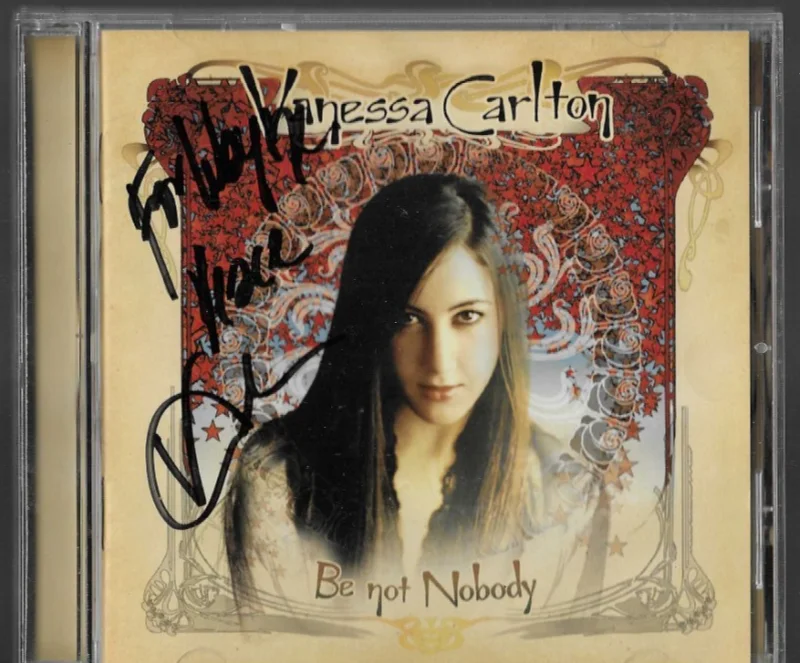 Vanessa Carlton REAL hand SIGNED Be Not Nobody CD A Thousand Miles COA #1, изображение 2