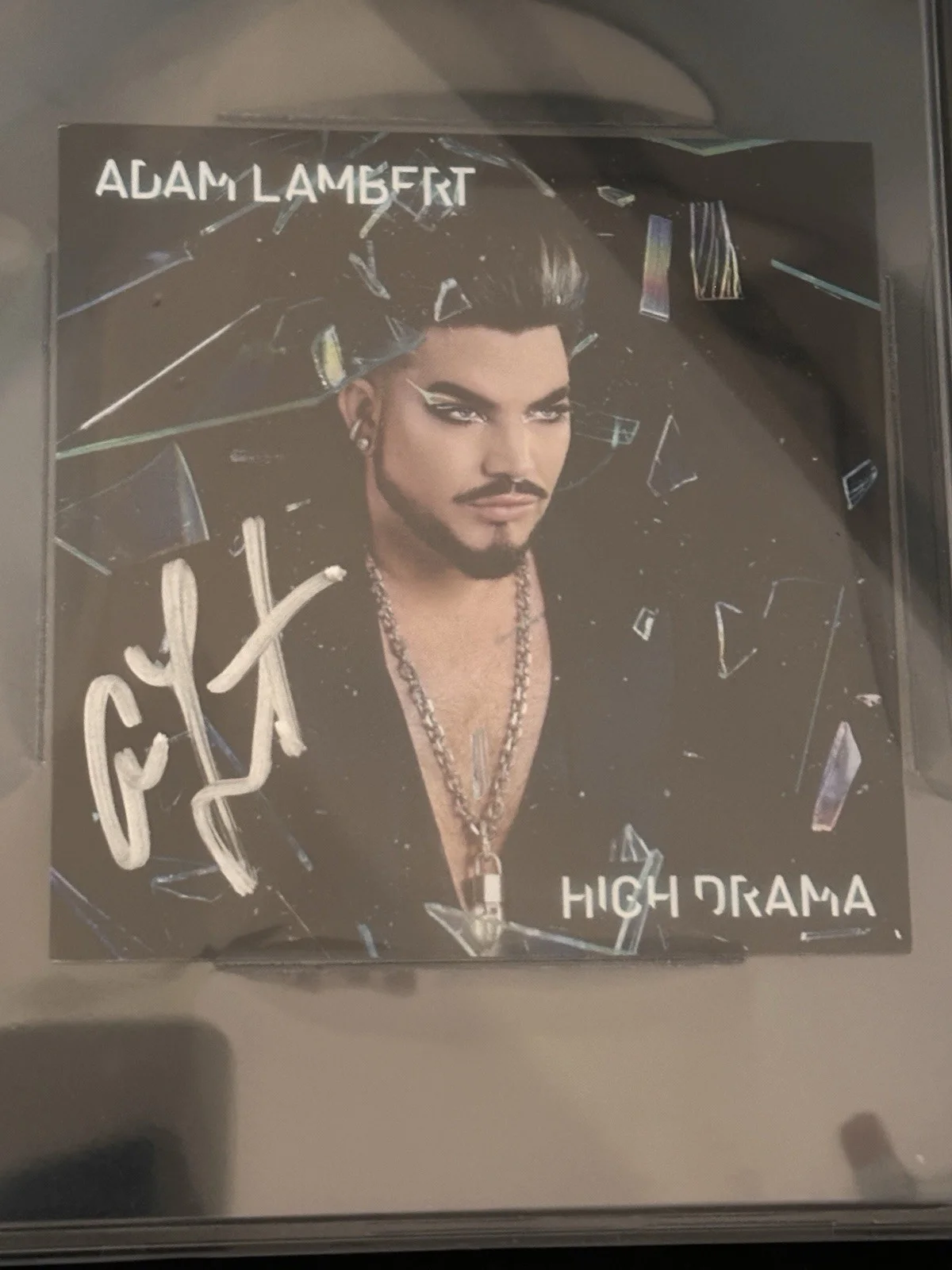 Adam Lambert Signed High Drama CD Booklet BAS Beckett Slabbed + Sealed CD 2023, image 3