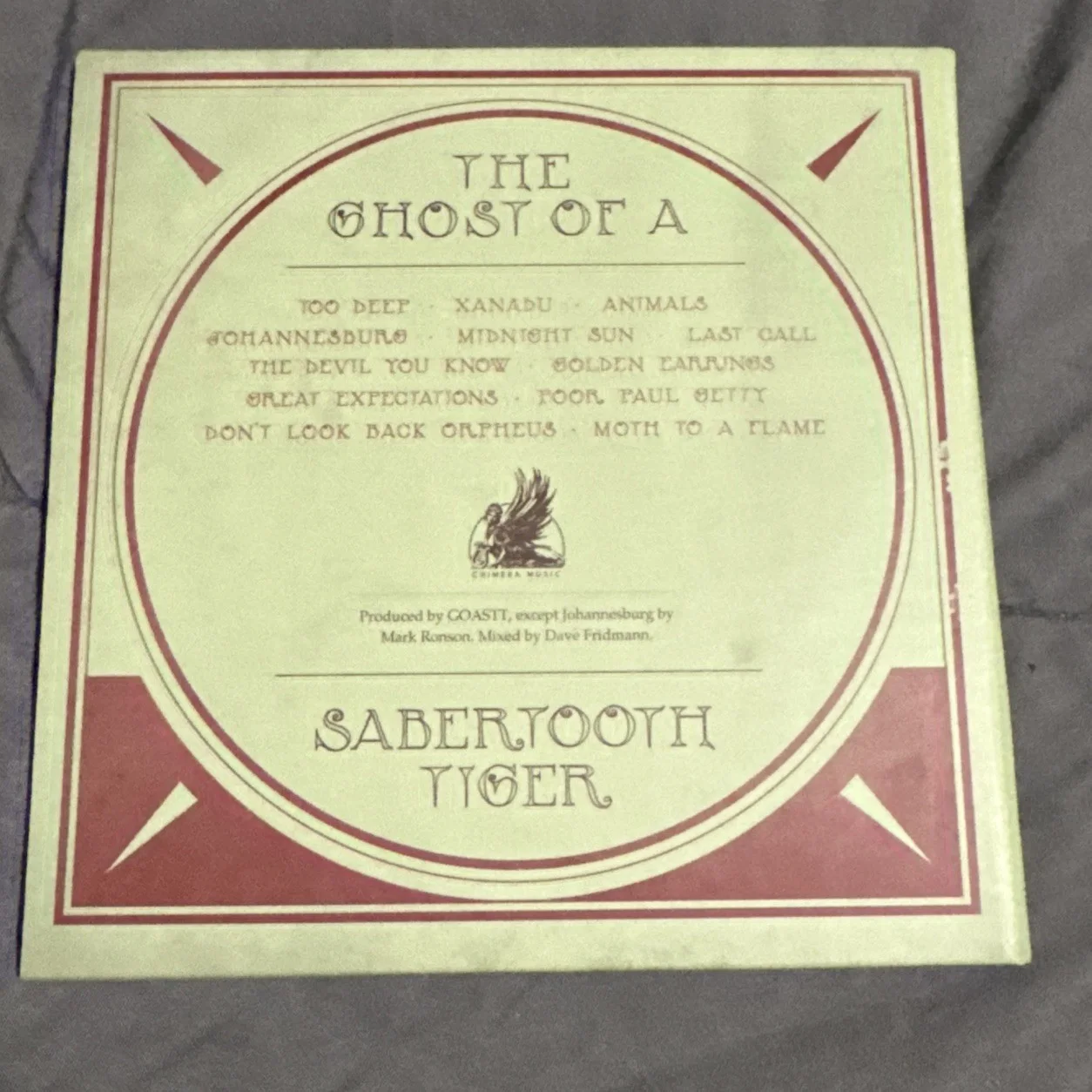 The Goastt Midnight Sun-Ghost of a Sabretooth Tiger Signed CD By S.Lennon/C.K.M., изображение 2