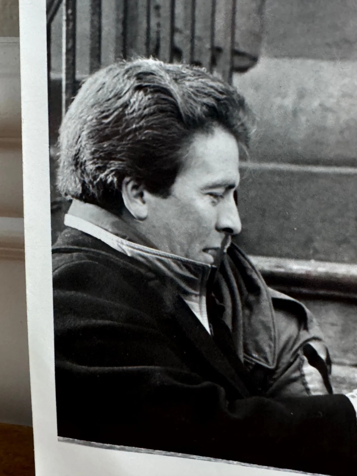 VTG SYLVESTER STALLONE & KENT JOHNSON BTS CANDID 10X8 PHOTO - ROCKY V? ESTATE, изображение 4