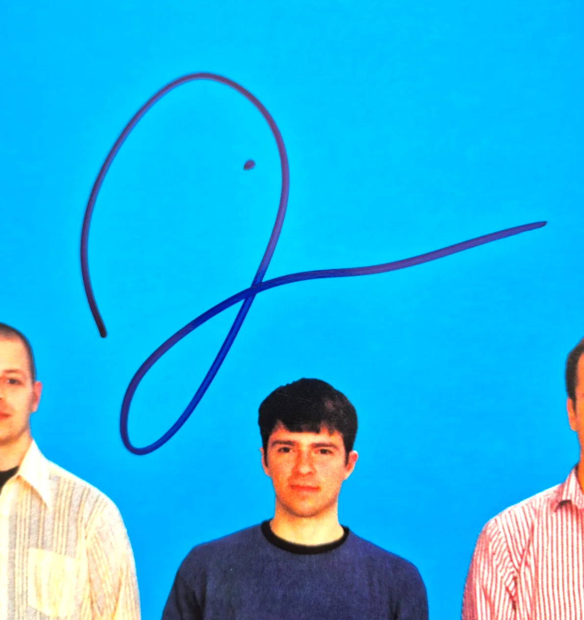 RIVERS CUOMO SIGNED AUTOGRAPHED WEEZER BLUE ALBUM RARE BEVERLY HILLS JSA COA, image 3