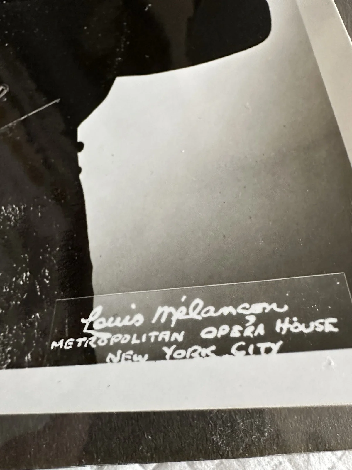 Jess Thomas Opera Tenor 8” x 10” Signed Autographed Photo by Louis Melancon, image 4