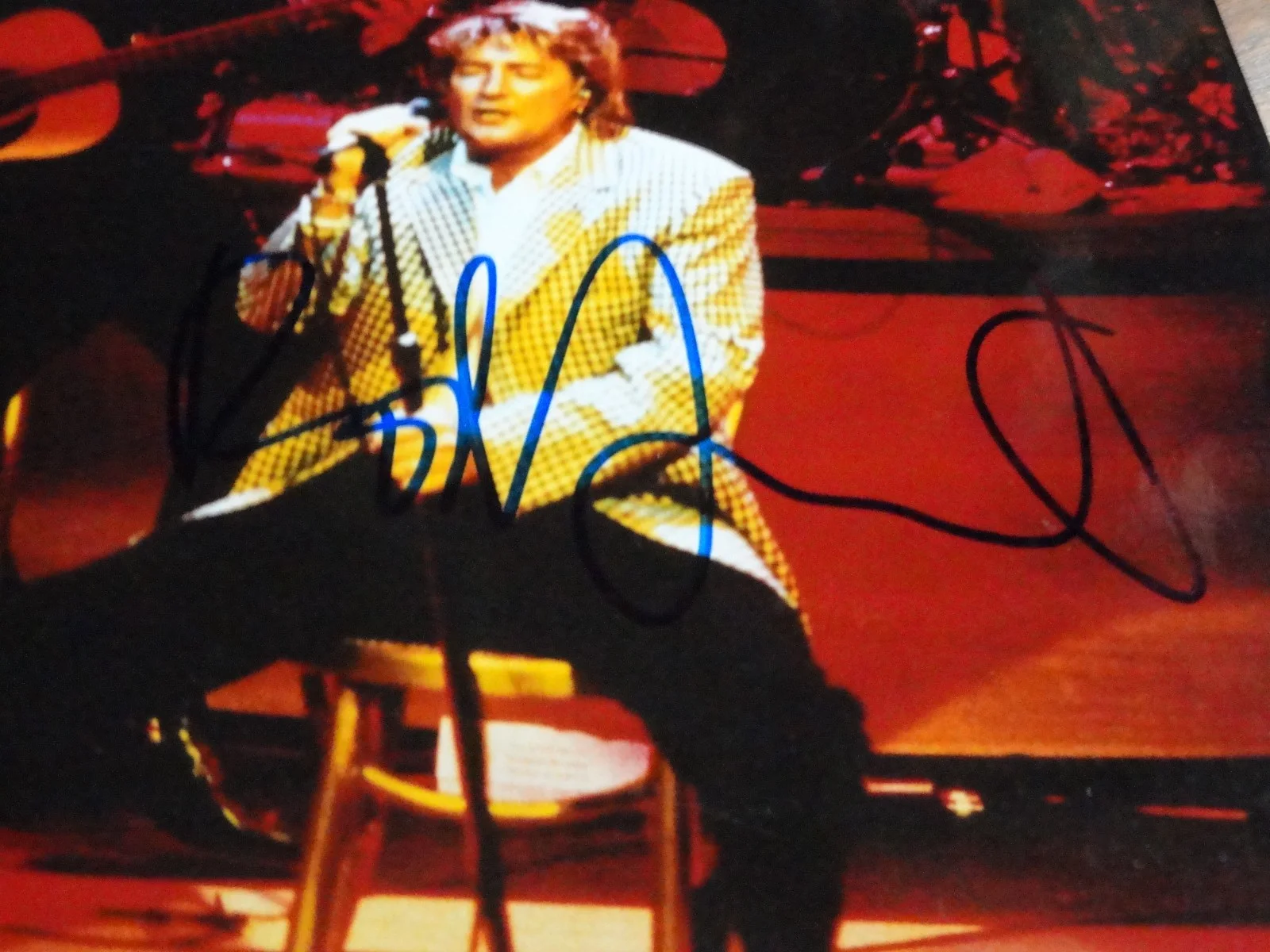 ROD STEWART SIGNED 8 X 10 PICTURE PHOTOGRAPH AUTOGRAPHED NO COA SEE PICTURES, изображение 4