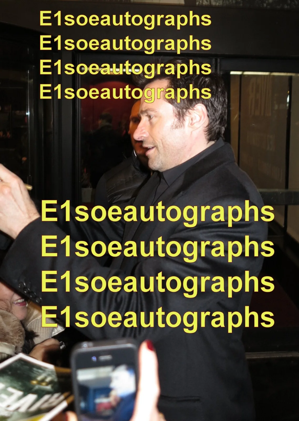 Hugh Jackmann, Cush Jumbo — Hugh Jackman & Cush Jumbo signed The River 8x10 Photo. Deadpool, Wolverine, изображение 3