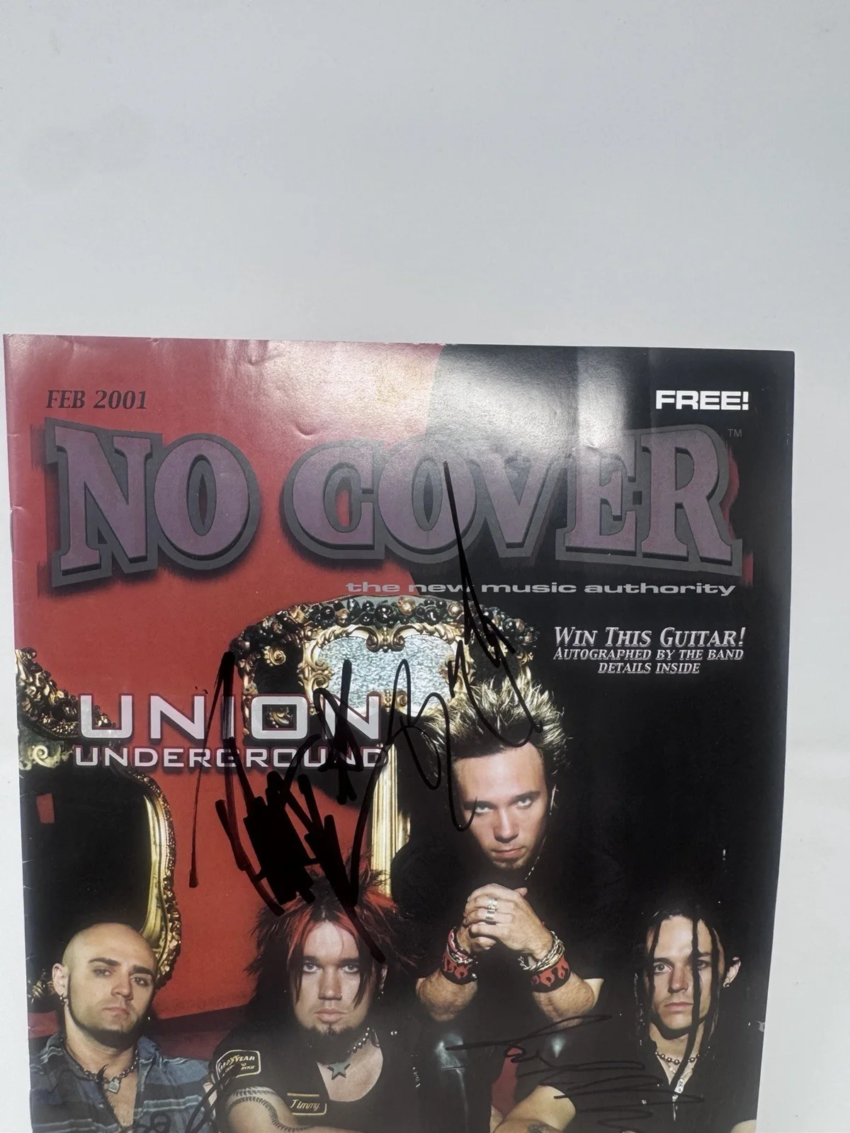The Union Underground Signed By Full Band NO COVER MAGAZINE RARE, изображение 2